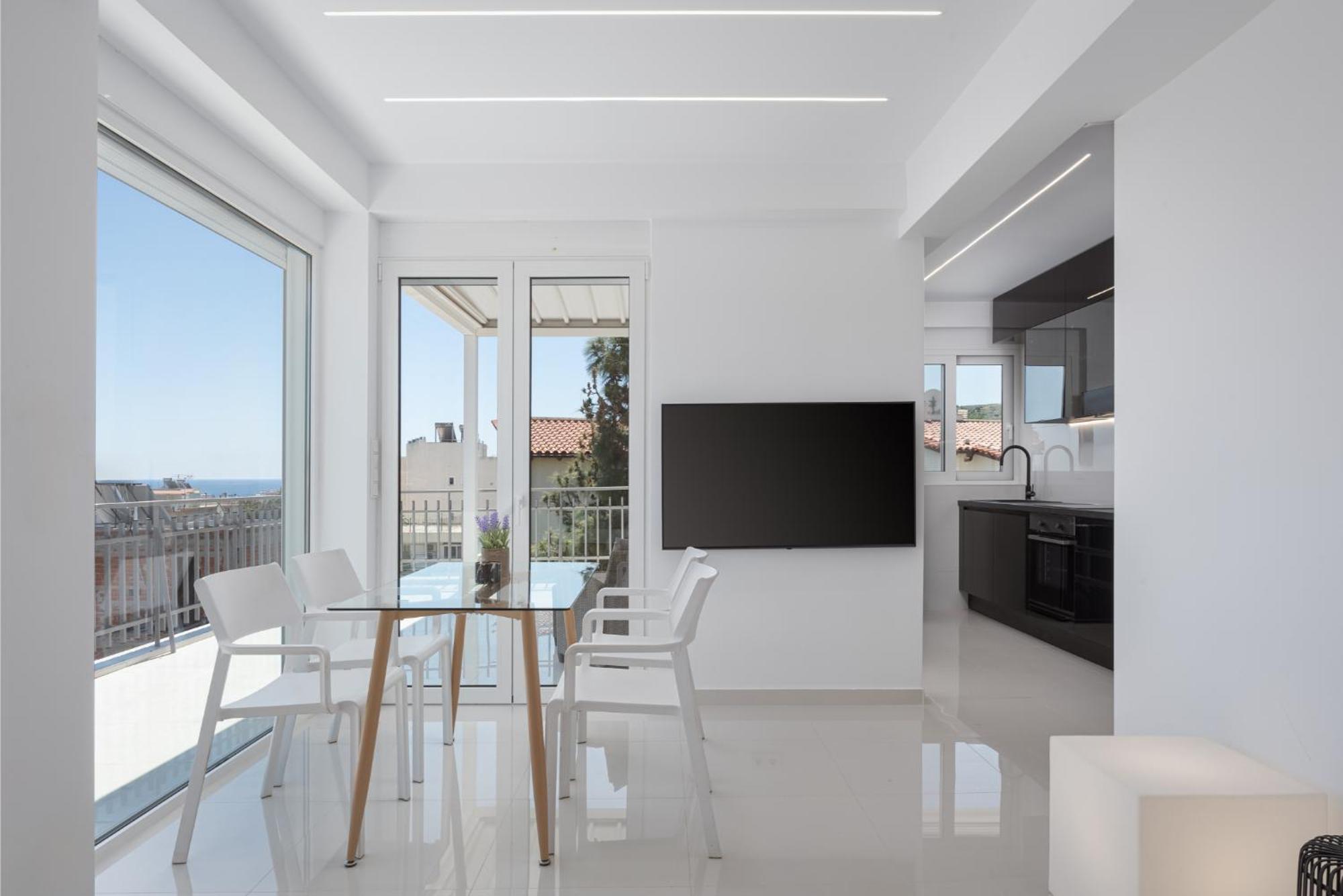 Athenian Riviera Penthouse Apartment فاركيزا المظهر الخارجي الصورة