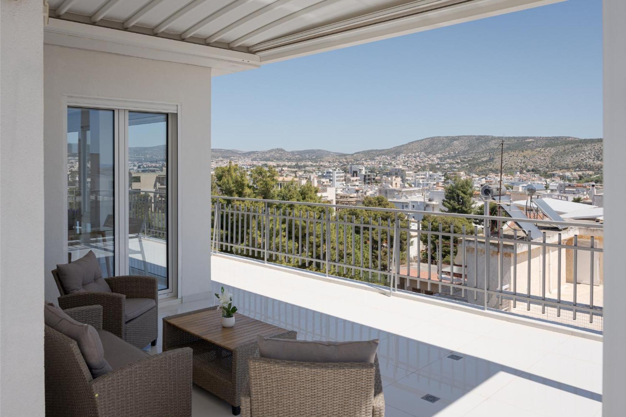 Athenian Riviera Penthouse Apartment فاركيزا المظهر الخارجي الصورة