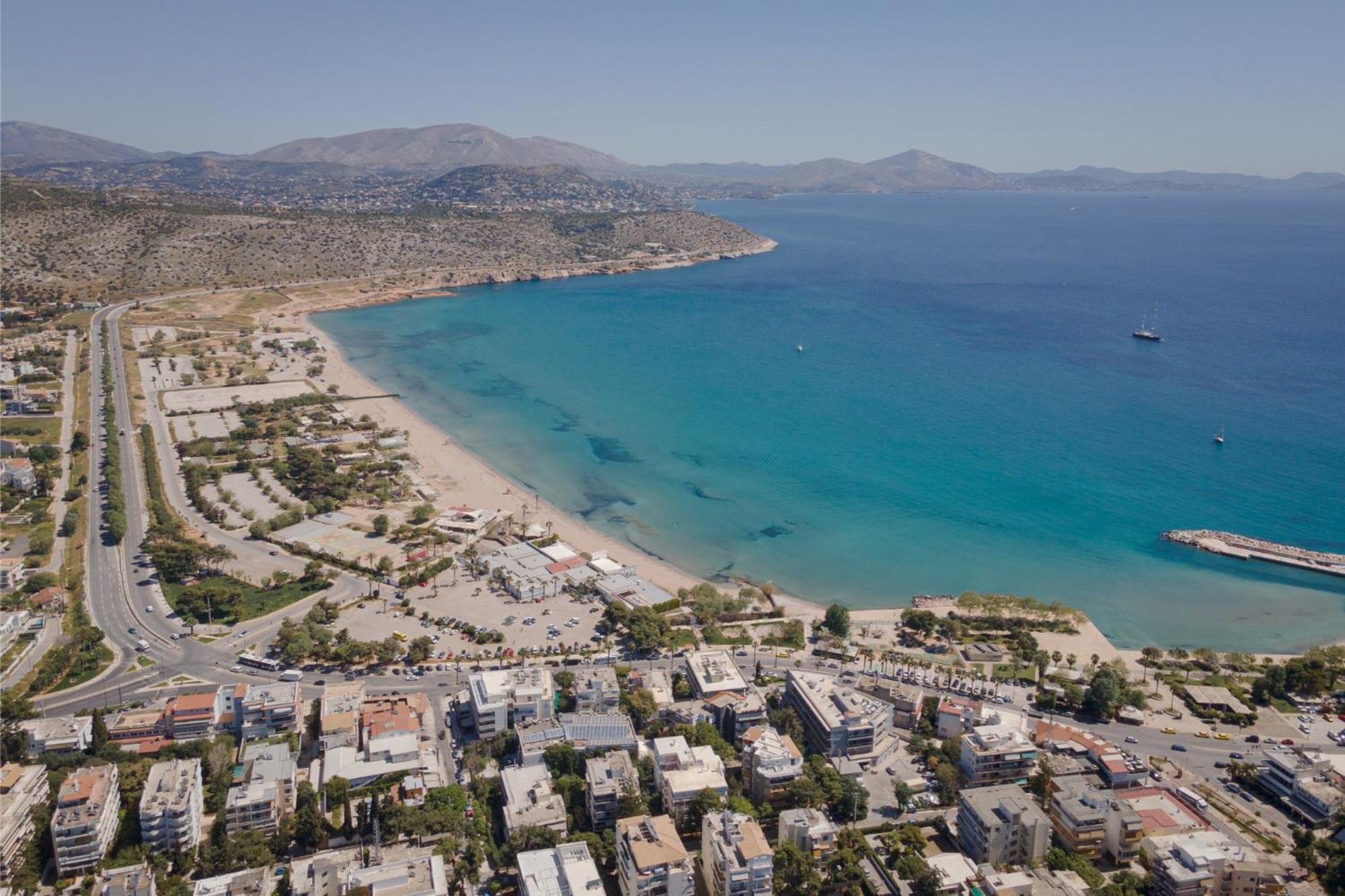 Athenian Riviera Penthouse Apartment فاركيزا المظهر الخارجي الصورة